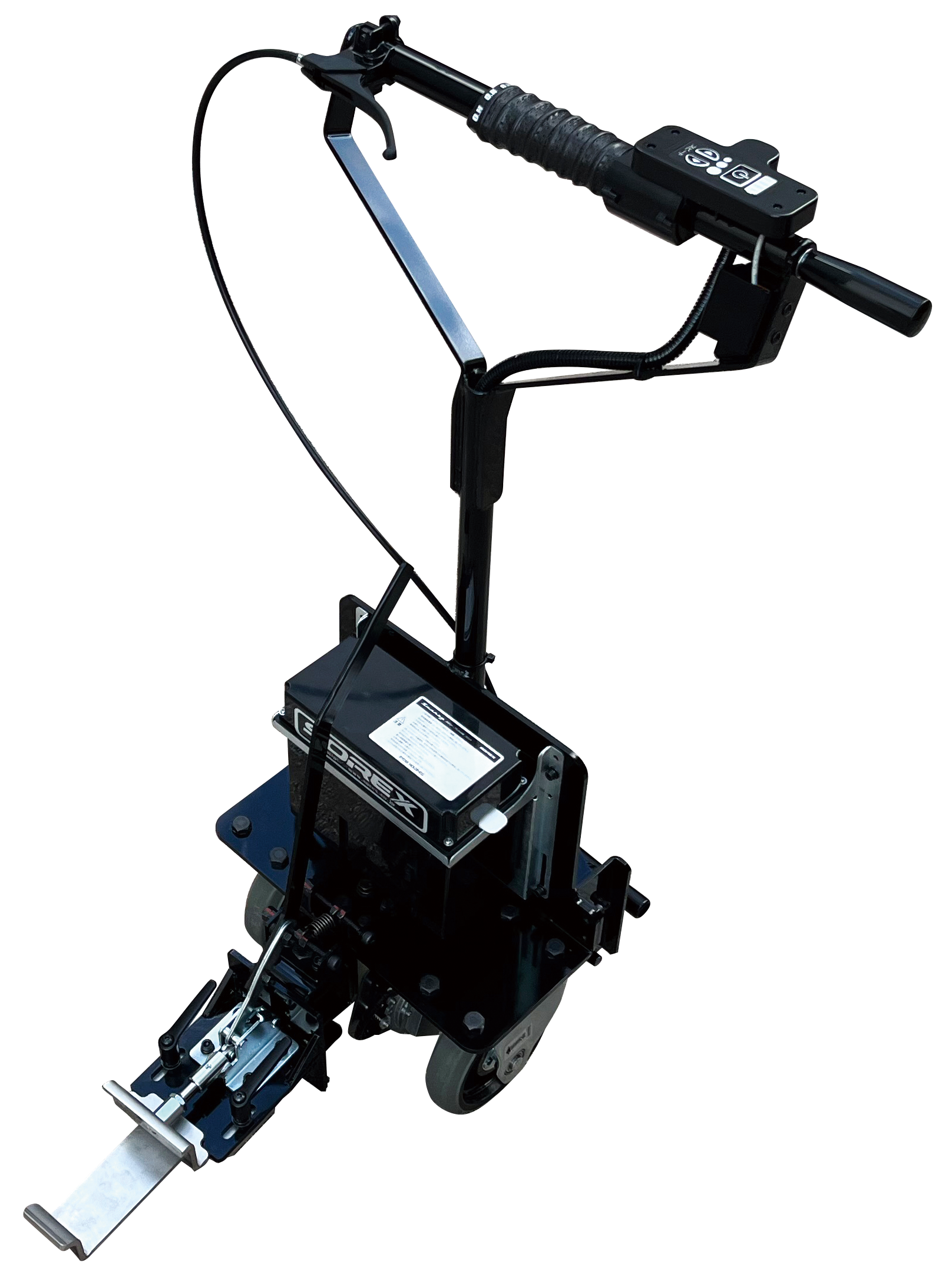 TRUSCO 始動アシスト台車 アクセルハンドル解除式 ピン式2輪自在S付 502NHAJB 1台(代引不可)